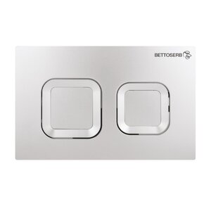 Изображение товара Клавиша смыва Bettoserb Smart хром матовый механическая для унитаза