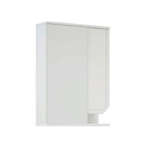 Изображение товара Зеркальный шкаф Corozo Сириус 55, без подсветки, белый, SD-00001440