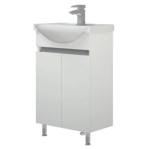 Изображение товара Тумба под раковину Corozo Джуно 50 М, напольная, белая, SD-00000691