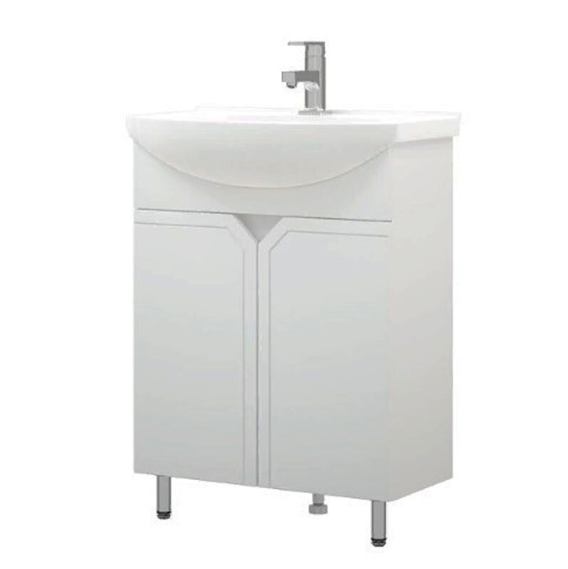 Изображение товара Тумба под раковину Corozo Сириус 65, напольная белая, Россия