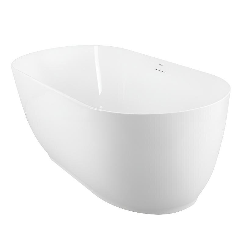 Изображение товара Акриловая ванна BelBagno BB413 170x80 см овальная белая матовая