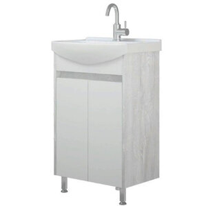 Изображение товара Тумба под раковину Corozo Орегон 55 напольная цвет серый