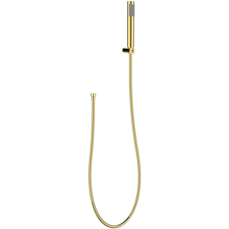 Изображение товара Душевой гарнитур BelBagno Uno золото 1 режим струи 1500мм монтаж на стену