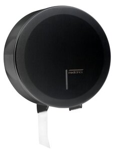 Изображение товара Диспенсер для туалетной бумаги Mediclinics Industrial PR2783B, черный матовый