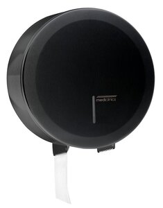 Изображение товара Диспенсер для туалетной бумаги Mediclinics Industrial PR2787B, черный матовый