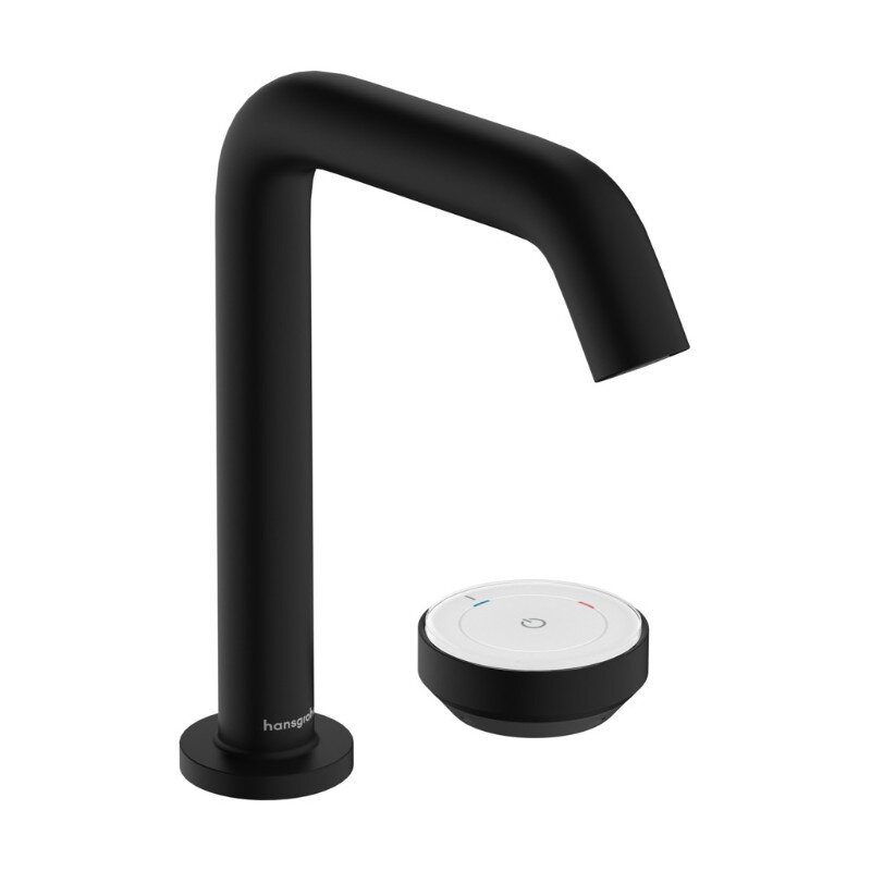 Изображение товара Смеситель для раковины Hansgrohe Tecturis S, 73353670, с донным клапаном, черный матовый