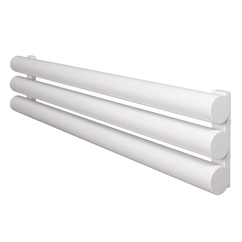 Изображение товара Радиатор стальной трубчатый Velar R89 H, горизонтальный, 5 секций, цвет муар (черный), V R89 1000 H - 05 БП 9005