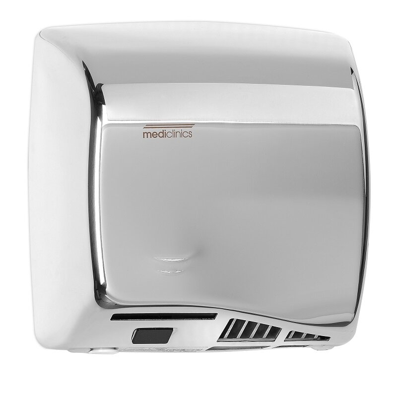 Изображение товара Сушилка Mediclinics Speedflow M17AC с НЕРА-фильтром, 850 Вт, хром Изображение товара Сушилка Mediclinics Speedflow M17AC с НЕРА-фильтром, 850 Вт, хром
