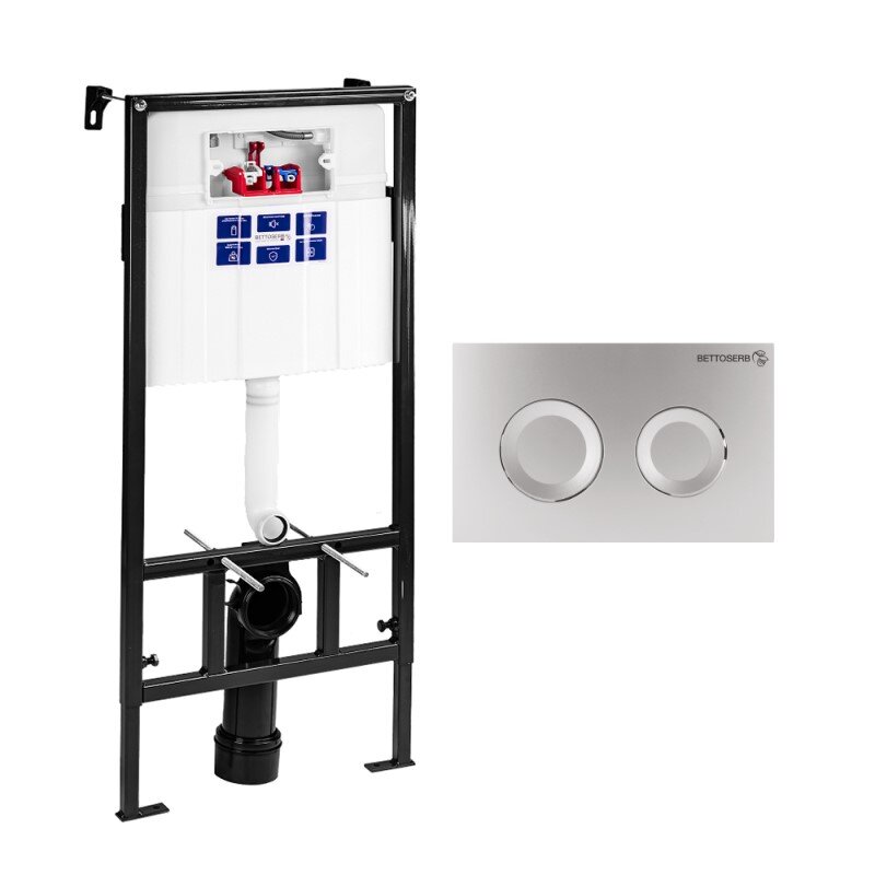 Изображение товара Инсталляция Bettoserb Sava Fix Slim с клавишей смыва