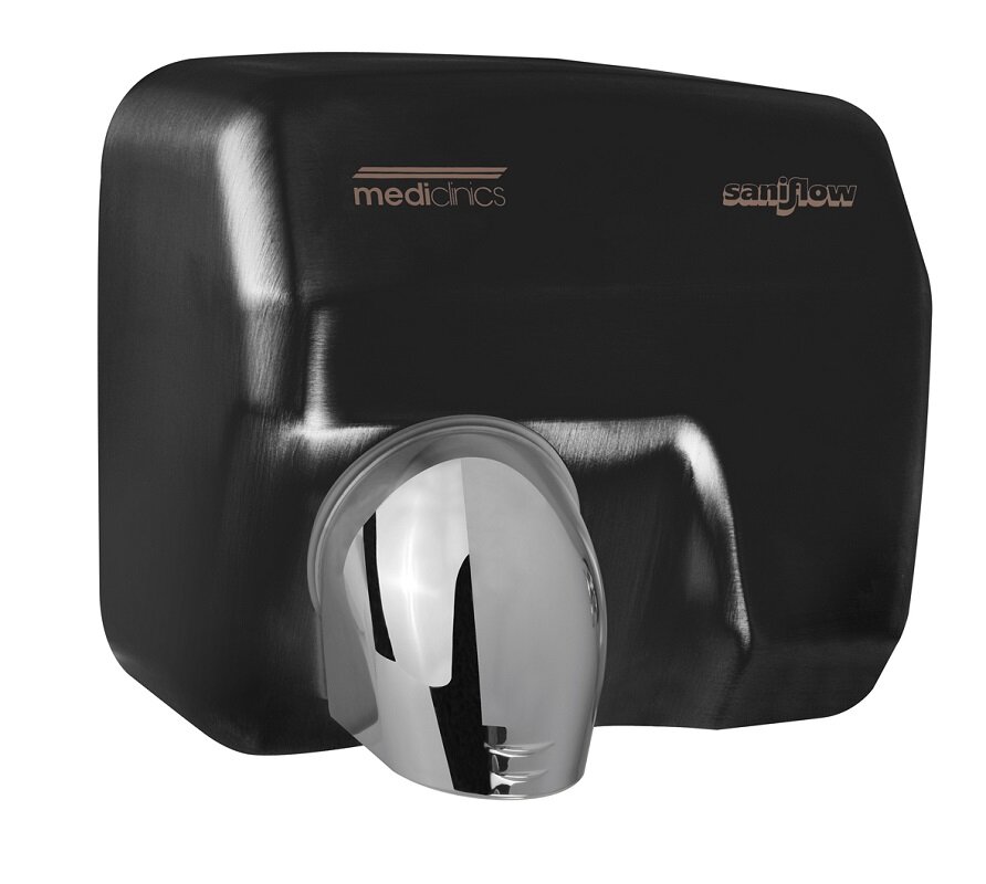 Изображение товара Сушилка для рук Mediclinics Saniflow E05AB 2250 Вт черный матовый