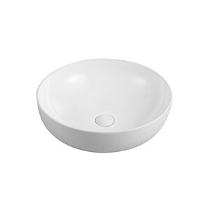 Изображение товара Подвесная накладная раковина Orange 42 см фарфор белый глянец