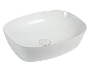 Изображение товара Раковина накладная Orange 50 см, фарфор, белый глянец, B08-500W