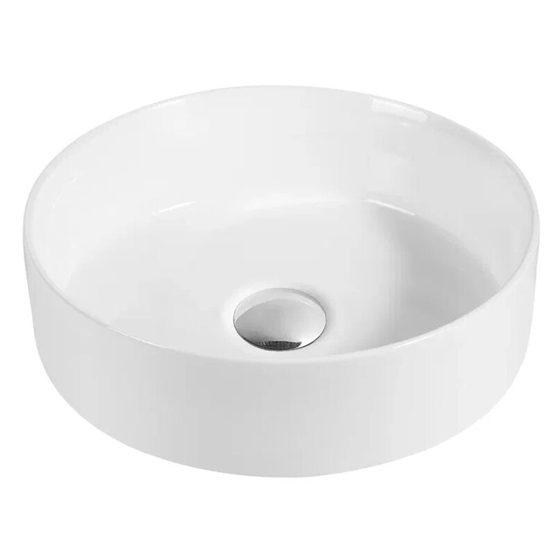 Изображение товара Накладная раковина Orange 36 см из фарфора, белый глянец, Германия