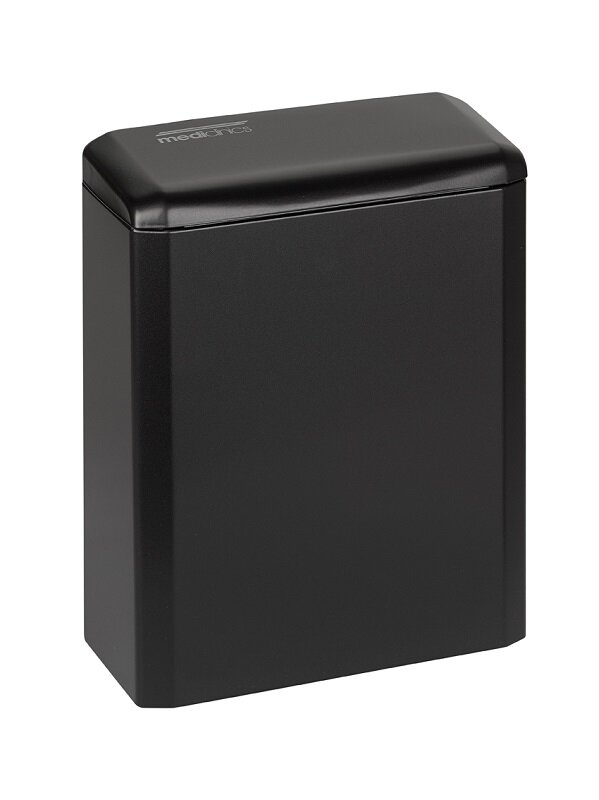 Изображение товара Ведро для мусора Mediclinics 6 л с крышкой черный матовый Испания