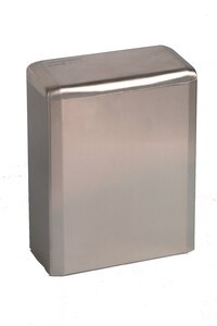 Изображение товара Ведро для мусора 6 л с крышкой из нержавеющей стали хром матовый