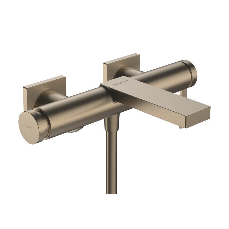 Изображение товара Смеситель для ванны и душа Hansgrohe Tecturis E, 73420140, шлифованная бронза
