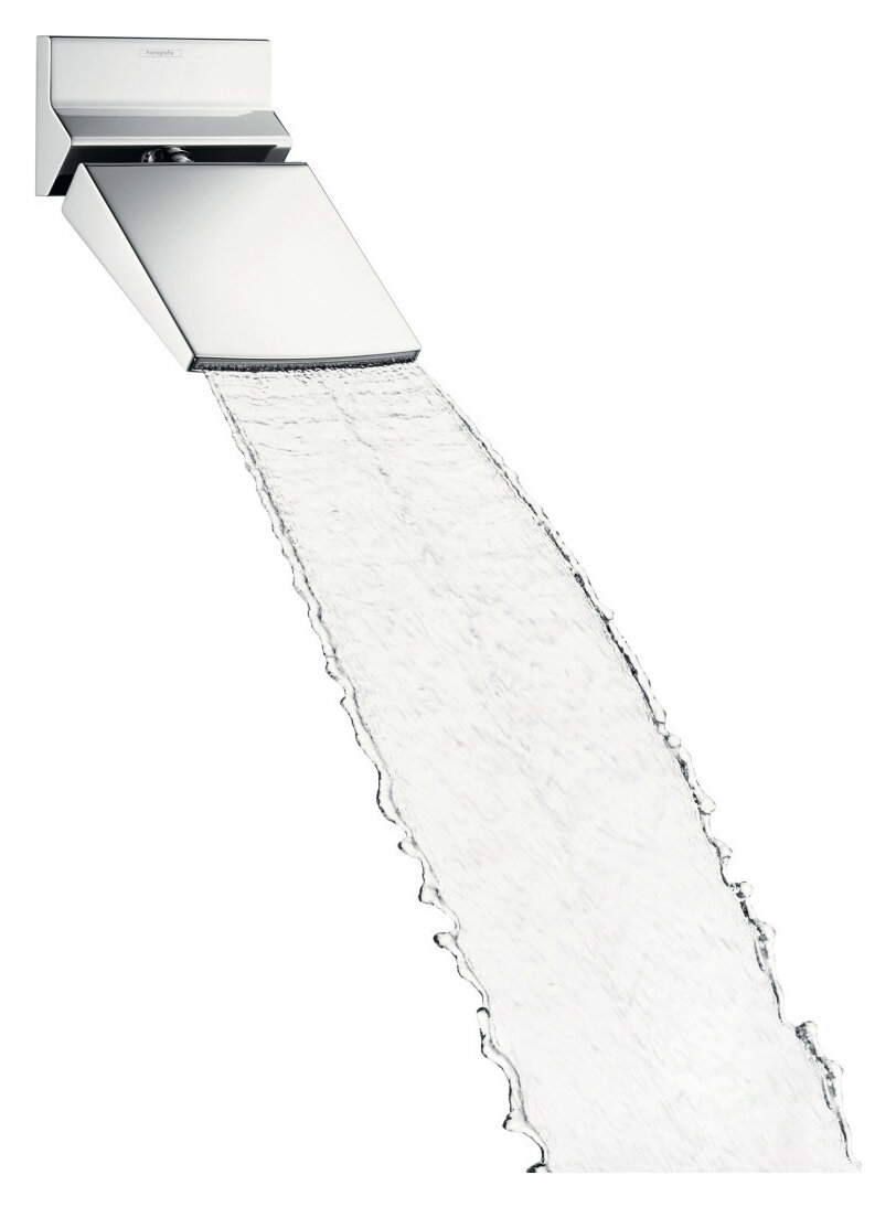 Изображение товара Верхний душ Hansgrohe 26442000 Raindance, 15х15 см, 1 режим струи, с держателем, хром
