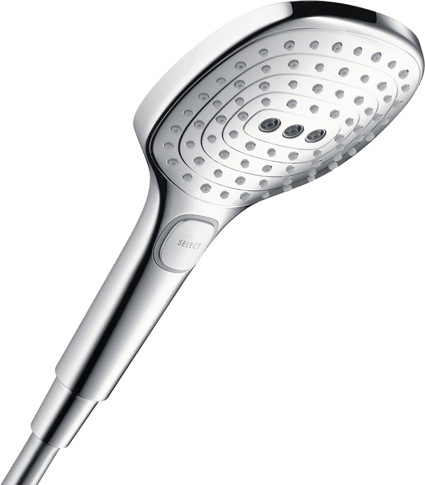 Изображение товара Ручной душ Hansgrohe 26520000 Raindance Select E120 3jet, 12 см, 3 режима лейки, хром