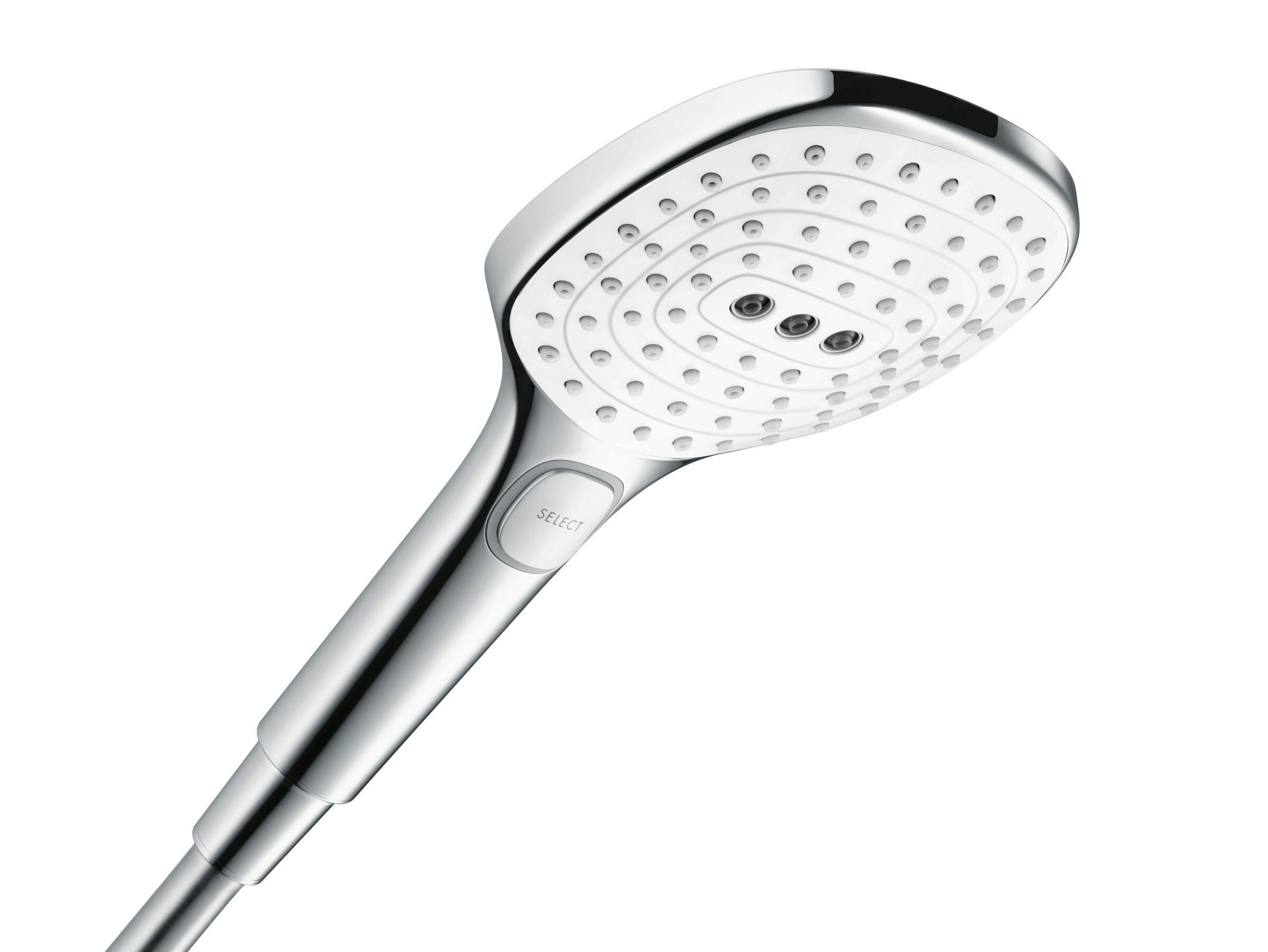 Изображение товара Ручной душ Hansgrohe Raindance Select E120 3jet 12 см 3 режима белый хром