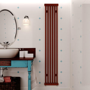 Изображение товара Радиатор стальной трубчатый Velar RT2W, вертикальный, 4 секции, белый, V RT2W 2000 V - 04 нижнее 9016