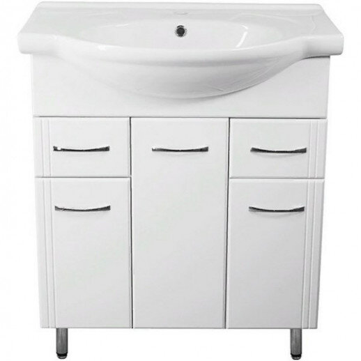 Изображение товара Тумба под раковину Style Line Эко Стандарт 75 см белая