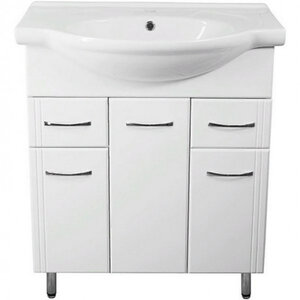 Изображение товара Тумба под раковину Style Line Эко Стандарт 75 см белая