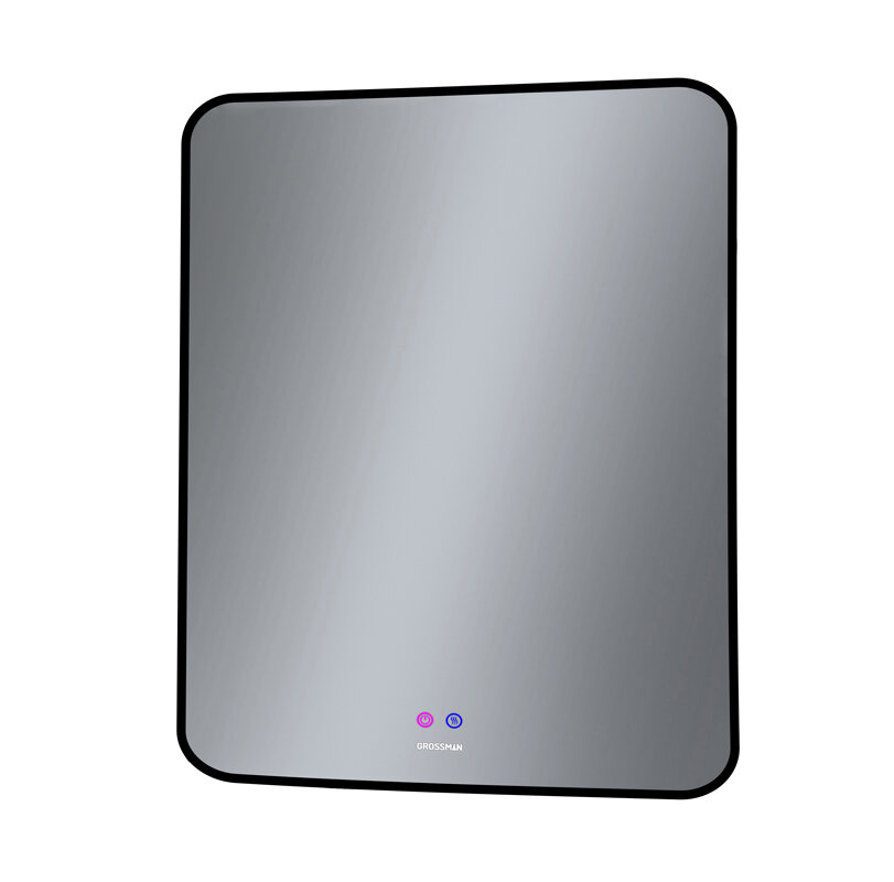 Изображение товара Зеркало Grossman Elegans-норма BLACK 70x80 с LED подсветкой и подогревом Изображение товара Зеркало Grossman Elegans-норма BLACK 70x80 с LED подсветкой и подогревом