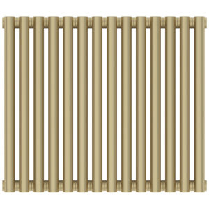 Изображение товара Радиатор отопления Сунержа Эстет-00, ширина 63 см, высота 50 см, 14 секций, боковое подключение, цвет матовая шампань, 022-0332-5014