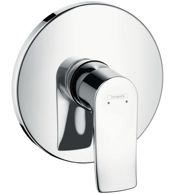 Изображение товара Смеситель для душа Hansgrohe Metris 31686000 хром встроенный однорычажный