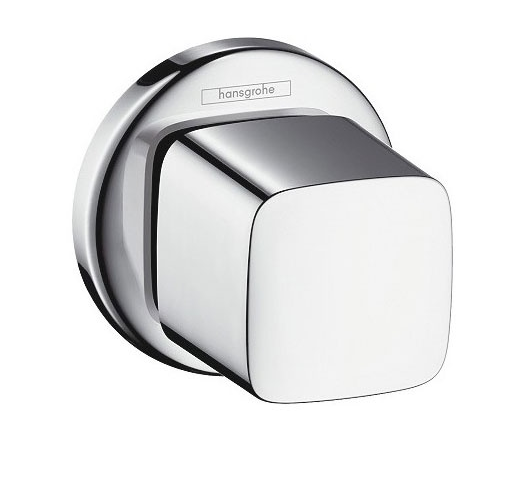 Изображение товара Вентиль Hansgrohe 31677000 запорный Metris хром для душа монтаж стеной