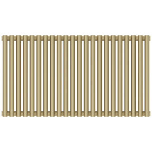 Изображение товара Радиатор отопления Сунержа Эстет-00, ширина 99 см, высота 50 см, 22 секции, боковое подключение, цвет матовая шампань, 022-0332-5022