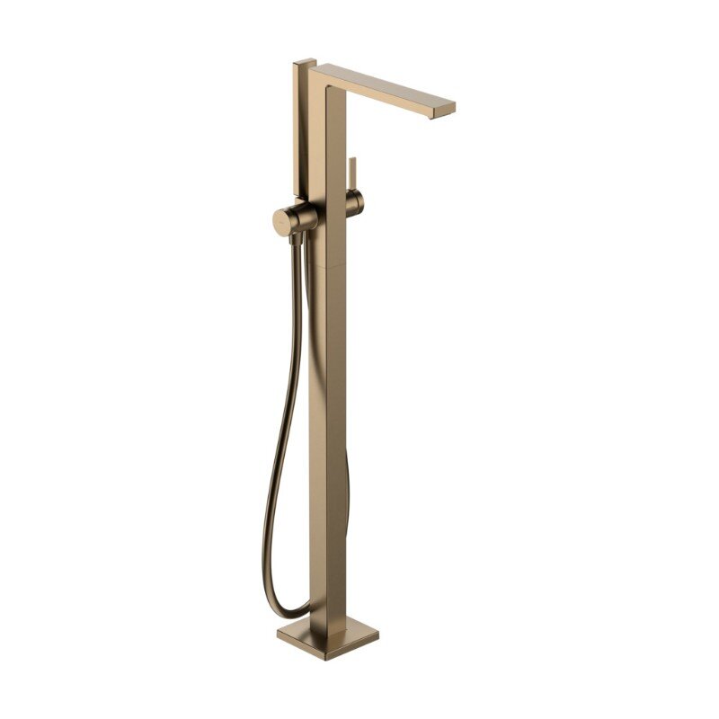 Изображение товара Смеситель для ванны и душа Hansgrohe Tecturis E, 73445140, напольный, шлифованная бронза Изображение товара Смеситель для ванны и душа Hansgrohe Tecturis E, 73445140, напольный, шлифованная бронза