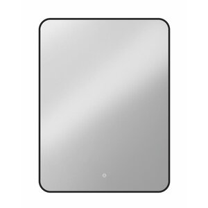 Изображение товара Зеркало Orange Black, 50 х 70 см, с LED подсветкой и сенсорной кнопкой, цвет черный, BL-50ZE