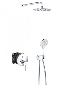 Изображение товара Душевой набор 7 в 1 Kludi Bozz 386710576 встраиваемый, хром