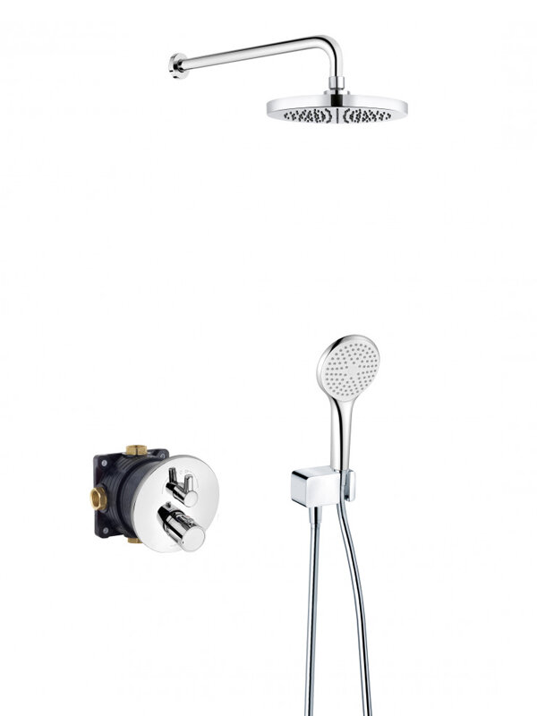 Изображение товара Душевая система Kludi Nova Zenta 388320545 термостатическая, встроенная, хром