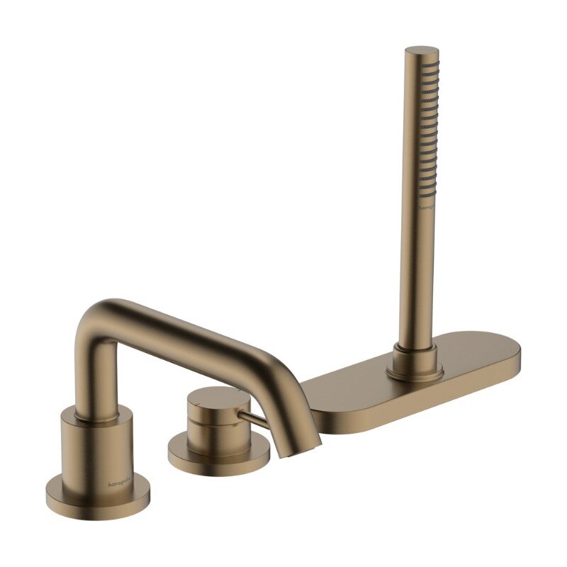 Изображение товара Смеситель для ванны и душа Hansgrohe Tecturis S бронза монтаж на борт ванны