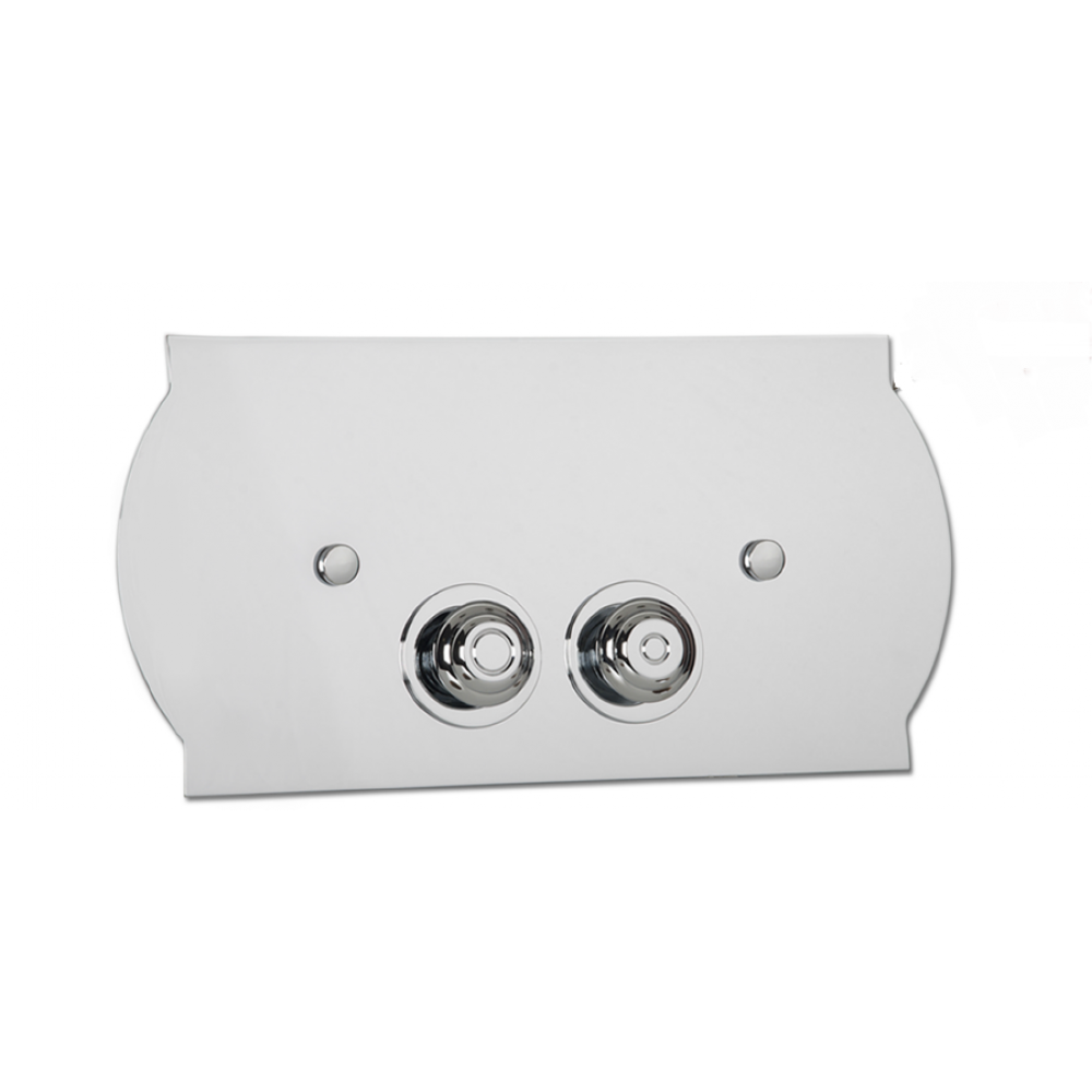 Изображение товара Клавиша Tiffany World TW300.1cr хром для систем смыва унитаза и биде