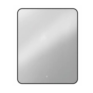 Изображение товара Зеркало Orange Black, 60 х 80 см, с LED подсветкой и сенсорной кнопкой, цвет черный, BL-60ZE