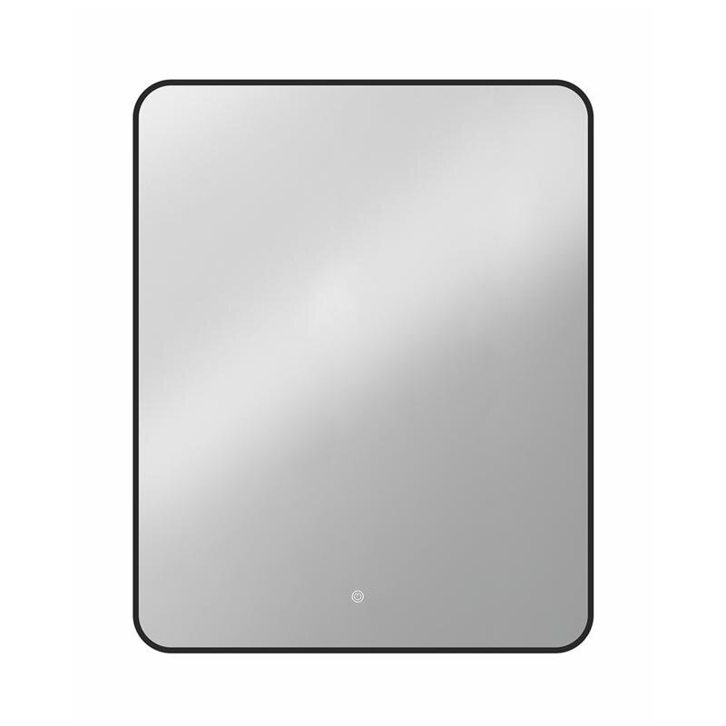 Изображение товара Зеркало Orange Black 60х80 см с LED подсветкой и сенсорной кнопкой, черное