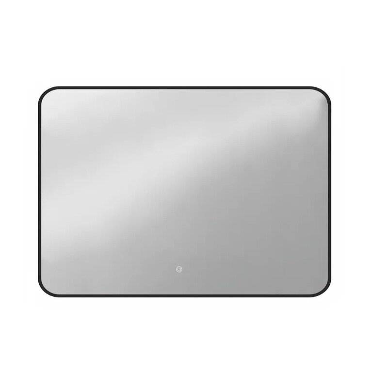 Изображение товара Зеркало с LED подсветкой и сенсорной кнопкой Orange Black 100x80 см