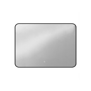 Изображение товара Зеркало Orange Black, 100 х 80 см, с LED подсветкой и сенсорной кнопкой, цвет черный, BL-100ZE