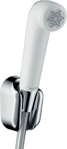 Изображение товара Лейка гигиеническая Hansgrohe Croma 32127000 1.25 м с держателем, белый/хром Изображение товара Лейка гигиеническая Hansgrohe Croma 32127000 1.25 м с держателем, белый/хром