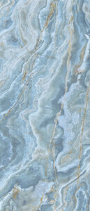 Изображение товара Керамогранит Ava ceramica Onice iride 173065 Cobalto Lapp 60 x 120 см, 8.8 мм, синий