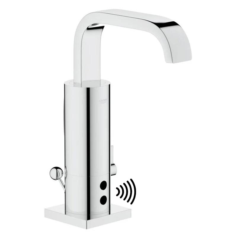 Изображение товара Сенсорный смеситель Grohe Allure E для раковины с автоматическим смывом Изображение товара Сенсорный смеситель Grohe Allure E для раковины с автоматическим смывом