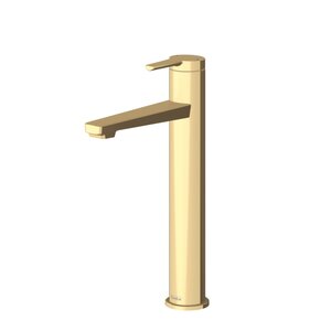 Изображение товара Смеситель Teska Liva Leo L для раковины, золото, E 5427