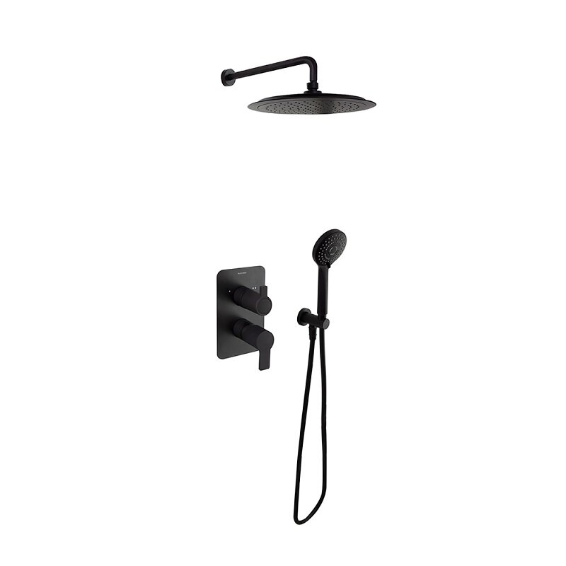 Изображение товара Душевая система Ramonsoler Blautherm 941502RP240NM, на 2 потребителя, цвет черный матовый