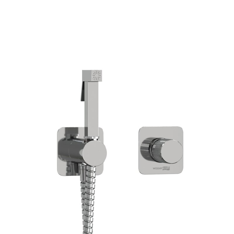 Изображение товара Гигиенический душ Wasserkraft Mosel 4600 A4651.271.057.136, со смесителем, цвет хром Изображение товара Гигиенический душ Wasserkraft Mosel 4600 A4651.271.057.136, со смесителем, цвет хром