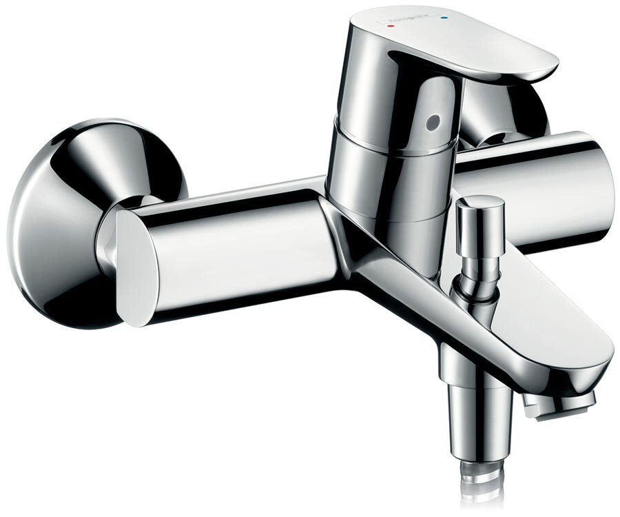 Изображение товара Смеситель для ванны и душа Hansgrohe Focus Е2, хром, однорычажный, Германия