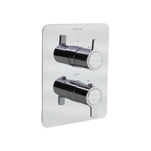 Изображение товара Смеситель Ramonsoler Blautherm для душа, на 2 потребителя, термостатический, хром, 948712S