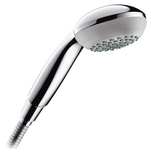 Изображение товара Ручной душ Hansgrohe Crometta 85 Green хром 1 режим экономия воды Изображение товара Ручной душ Hansgrohe Crometta 85 Green хром 1 режим экономия воды